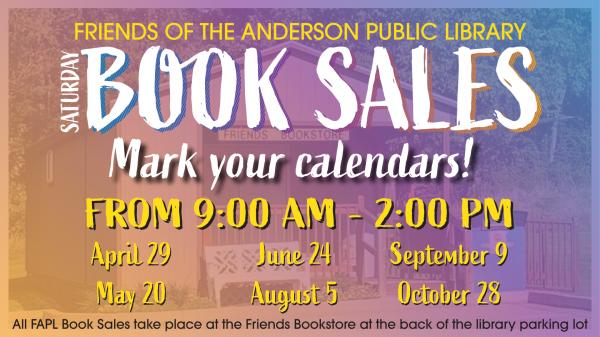Image for event: Friends of the Anderson Public Library Book Sale